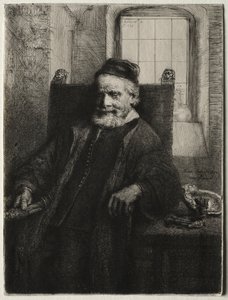 John Lutma, Goldsmith, 1656. tekijältä Rembrandt van Rijn