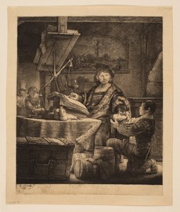 Jan Uytenbogaert, vastaanottokenraali ("The Goldweighter") tekijältä Rembrandt van Rijn