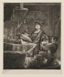 Jan Uytenbogaert, valtionkassanhoitaja tekijältä Rembrandt van Rijn