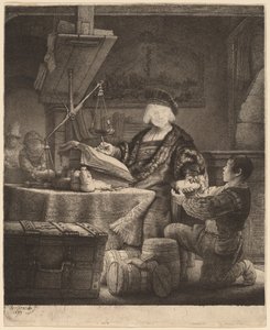 Jan Uytenbogaert, "Kultavaaka" tekijältä Rembrandt van Rijn