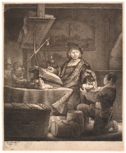 Jan Uytenbogaert, "Kultavaaka" tekijältä Rembrandt van Rijn