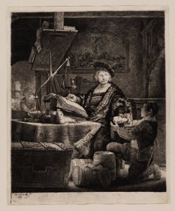 Jan Uytenbogaert, "Kultavaaka" tekijältä Rembrandt van Rijn