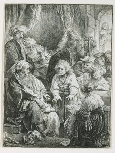 Joseph kertomassa unelmansa, 1638 tekijältä Rembrandt van Rijn