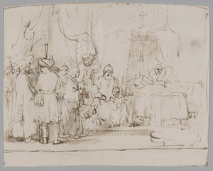 Joosef kertoo unensa vanhemmilleen ja veljilleen tekijältä Rembrandt van Rijn