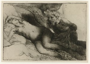Jupiter ja Antiope Jupiter ja Antiope: suurempi levy tekijältä Rembrandt van Rijn