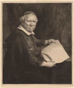 Lieven Willemsz van Coppenol: Isompi lautanen tekijältä Rembrandt van Rijn