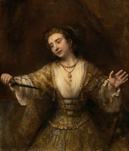 Lucretia tekijältä Rembrandt van Rijn