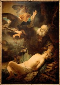 Opferung Isaaks tekijältä Rembrandt van Rijn