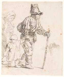 Maalaisperhe vaelluksella tekijältä Rembrandt van Rijn