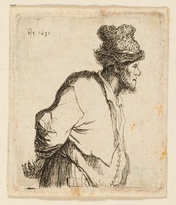 Talonpoika Kädet Selän takana tekijältä Rembrandt van Rijn
