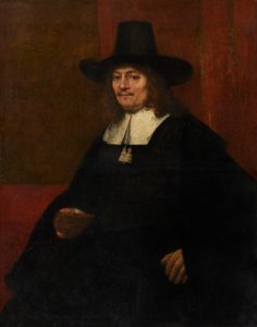 Muotokuva miehestä pitkässä hatussa tekijältä Rembrandt van Rijn