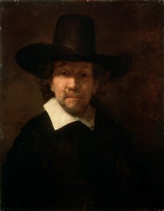 Runoilija Jeremias de Deckerin muotokuva, 1666. tekijältä Rembrandt van Rijn