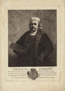 Rembrandt, hollantilaisen taidemaalarin ja kaivertajan omakuva tekijältä Rembrandt van Rijn