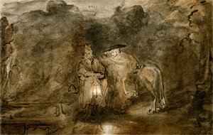 Lepo pakomatkalla Egyptiin tekijältä Rembrandt van Rijn