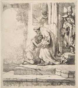 Tuhlaajapojan paluu, 1620-69. tekijältä Rembrandt van Rijn