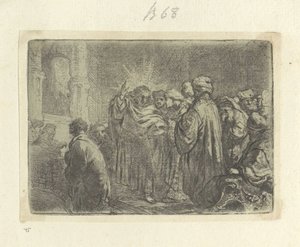Schatpenning Kokoelma kahdeksankymmentäviisi alkuperäistä vedosta (sarjan nimi) tekijältä Rembrandt van Rijn