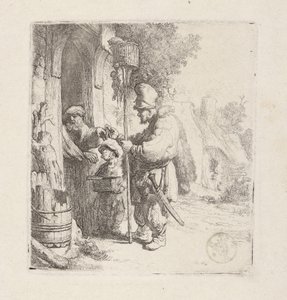 Rottamyrkyn myyjä (Rottamyrkky) tekijältä Rembrandt van Rijn