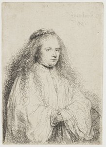 Pyhä Katariina ("pieni juutalainen morsian") tekijältä Rembrandt van Rijn