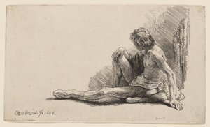 Alastontutkielma tekijältä Rembrandt van Rijn