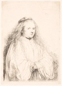 Saskian tutkimus S. Catharinena ("pieni juutalainen morsian") tekijältä Rembrandt van Rijn