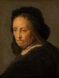 Tutkimus vanhasta naisesta, n. 1630-1634. tekijältä Rembrandt van Rijn