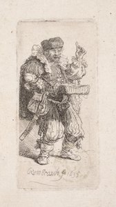 Huijari (Ihmeellisten voiteiden valmistaja) tekijältä Rembrandt van Rijn