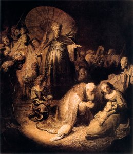 Maagien palvonta, 1632 tekijältä Rembrandt van Rijn