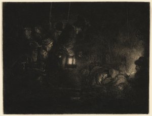Paimenten palvonta: Yöpala tekijältä Rembrandt van Rijn
