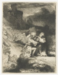 Agony in the Garden Tuska puutarhassa tekijältä Rembrandt van Rijn
