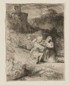 Kärsimys puutarhassa tekijältä Rembrandt van Rijn