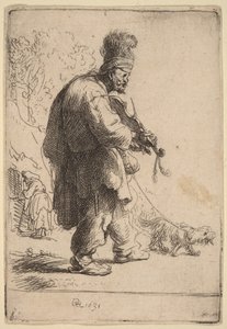 Sokea viulisti tekijältä Rembrandt van Rijn