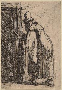 Tobitin sokeus: luonnos tekijältä Rembrandt van Rijn