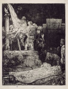 ”Ristin alaslasku” soihtujen valossa tekijältä Rembrandt van Rijn