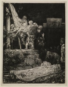 ”Ristin alaslasku” soihtujen valossa tekijältä Rembrandt van Rijn