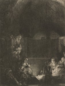 The Tombment, c. 1654. tekijältä Rembrandt van Rijn