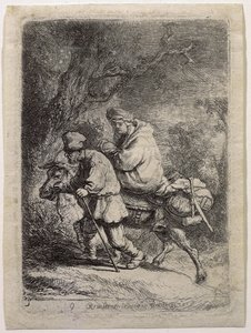 Lento Egyptiin tekijältä Rembrandt van Rijn
