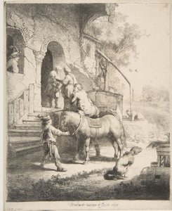Laupias samarialainen, 1633. tekijältä Rembrandt van Rijn