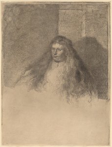 Suuri juutalainen morsian tekijältä Rembrandt van Rijn