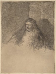 Suuri juutalainen morsian tekijältä Rembrandt van Rijn