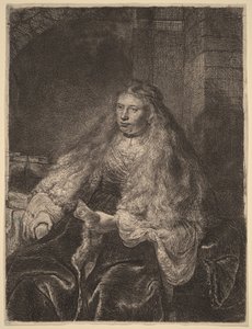 Suuri juutalainen morsian tekijältä Rembrandt van Rijn