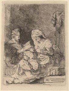 Pyhä perhe tekijältä Rembrandt van Rijn