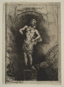 Nebukadnessarin näkemä kuva, 1655. tekijältä Rembrandt van Rijn