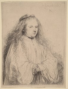 Pieni juutalainen morsian (Saskia pyhän Katariinan roolissa) tekijältä Rembrandt van Rijn