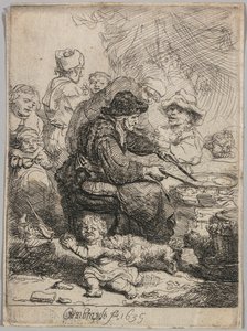 Pannukakkunainen, 1635. tekijältä Rembrandt van Rijn