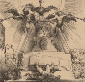 Feeniks tai kukistettu patsas, 1658. tekijältä Rembrandt van Rijn