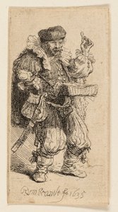 Quacksalver tekijältä Rembrandt van Rijn