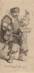 Quacksalver, 1635. tekijältä Rembrandt van Rijn