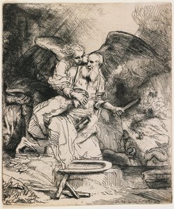 Iisakin uhraus tekijältä Rembrandt van Rijn