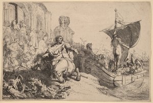 Onnen laiva tekijältä Rembrandt van Rijn