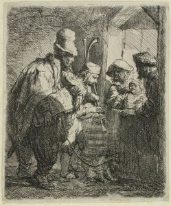 Kiertävät muusikot tekijältä Rembrandt van Rijn